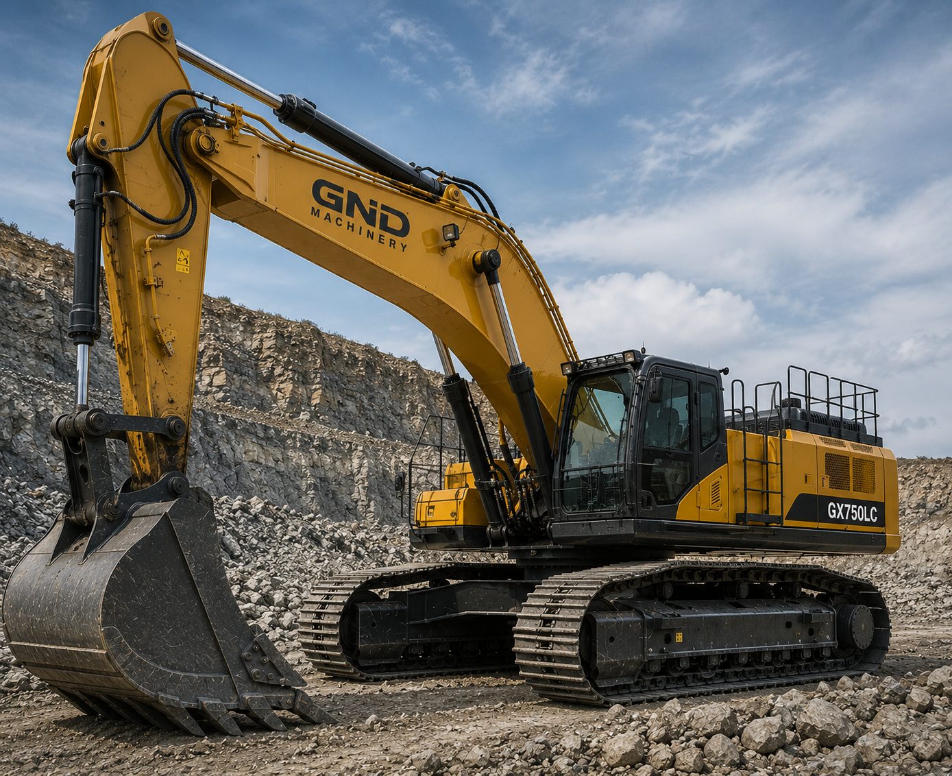 Mining & Heavy-Duty Excavators supplied by GND Machinery