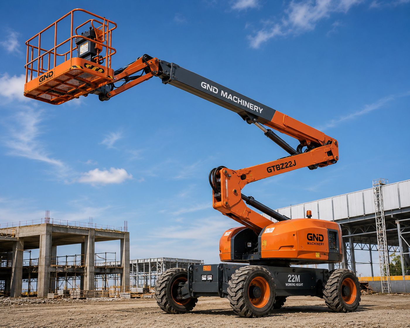 Boom Lifts & Man Lifts supplied by GND Machinery