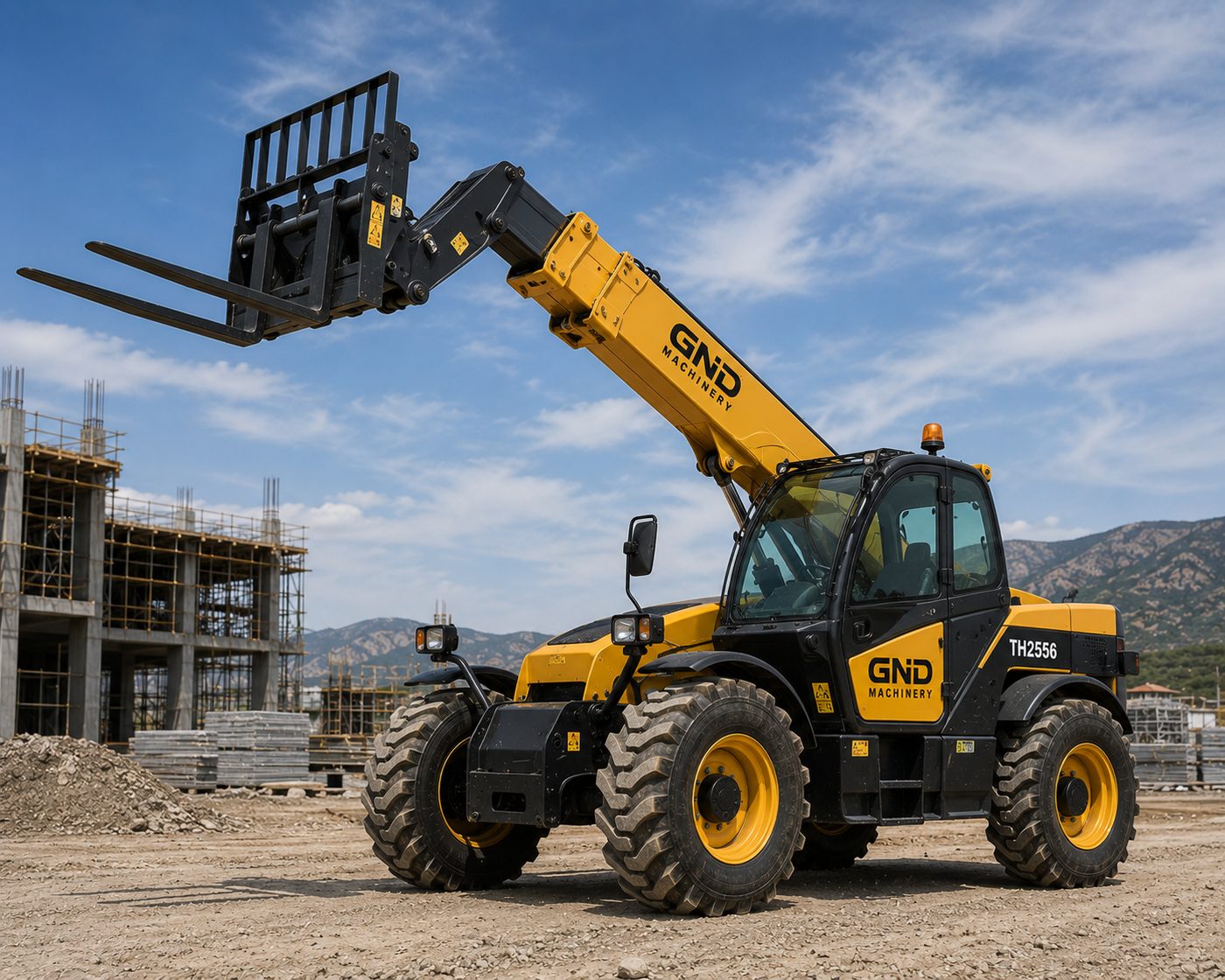 Telehandlers supplied by GND Machinery